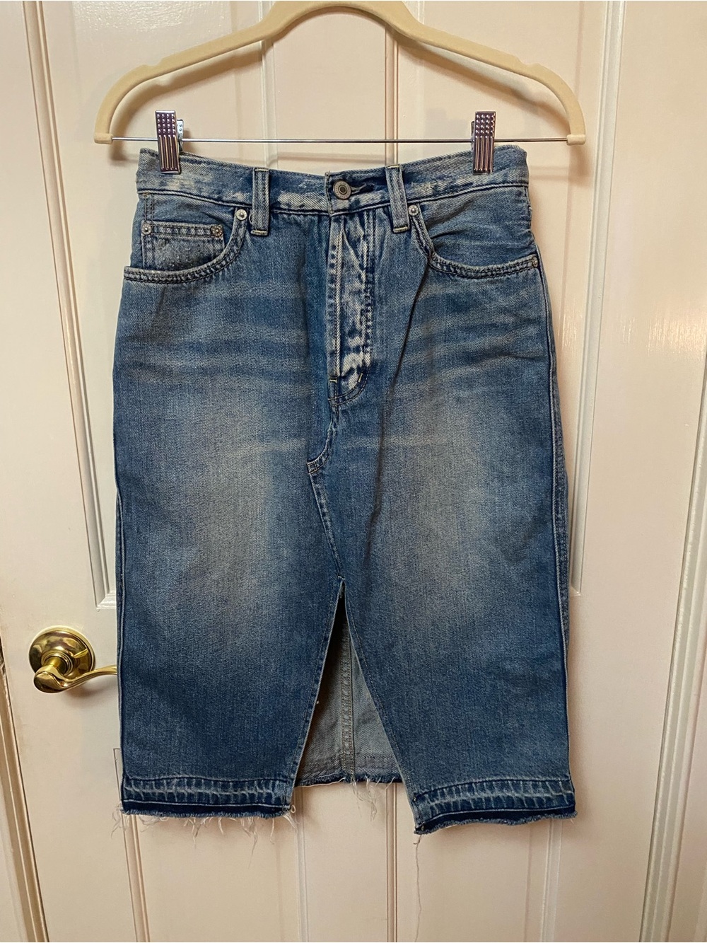 Free People Denim Skirt